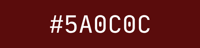 Favorite color - Dark Red